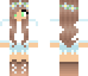 cute flower crown girl