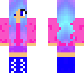 pink and purple girl