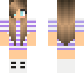 girl with striped top