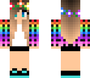 rainbow flannel