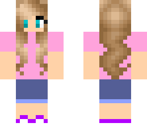 teen girl pink shirt