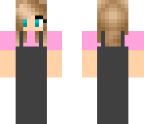 teen girl pink shirt and chest waders