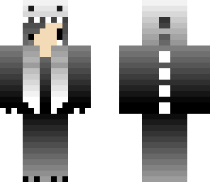 black and white noir skin