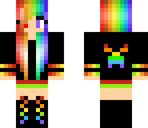 rainbow girl