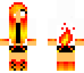 fire herobrine girl edit