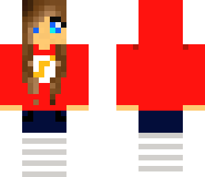 flash girl with cast on