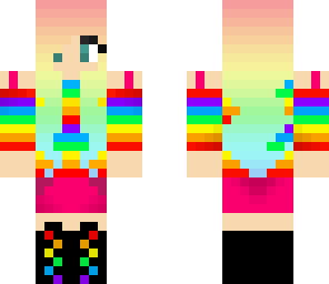 rainbow girl