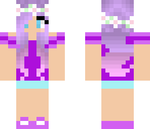 pastel purple girl