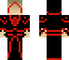 hooded warrior red