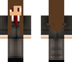 girl in a suit