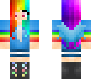 rainbow angel girl