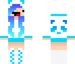 light blue panda derp