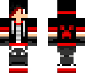 red emo boy