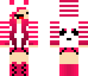 pink striped panda derp