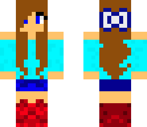 blue girl