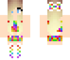 rainbow girl