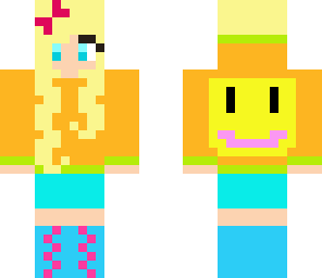 smiley face girl