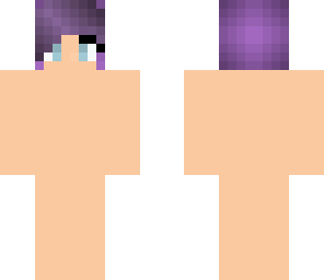 skin base purple haiir