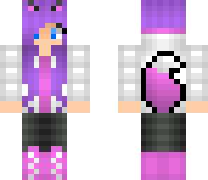 purple fox girl
