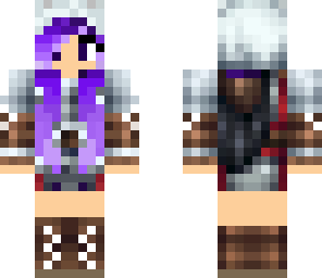 cute assassins creed purple hair