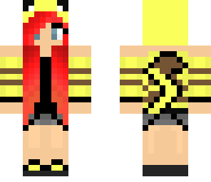 pikachu red hair