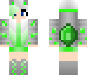 emerald girl blue eyes