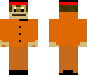 monky in orange