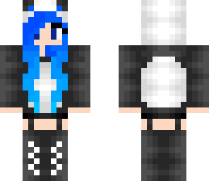 edited panda girl