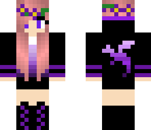 violet dragon girl