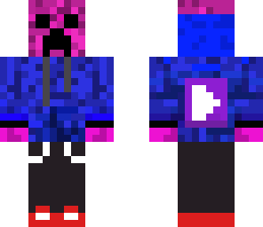 blue creeper hoodie