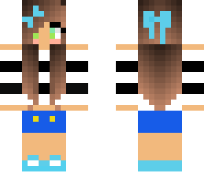 pretty blue bow