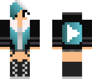 blue youtube girl