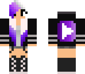 purple youtube girl