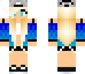 blond blue girl