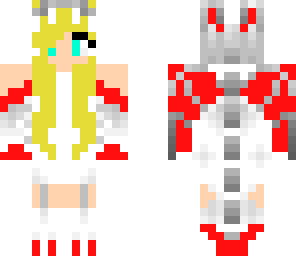 lava dragon girl with blonde hair