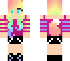 rainbow furry girl