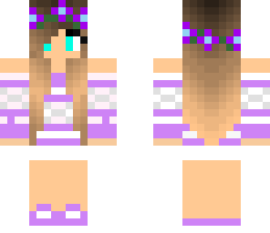 purple flower crown