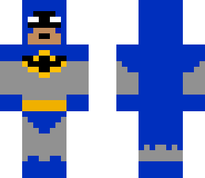 batman's blue suit