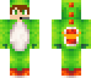 saddled yoshi costume dude