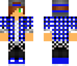 blue georgiee with hat