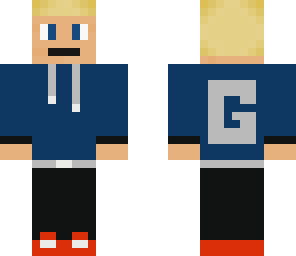 cool blond hoddie guy