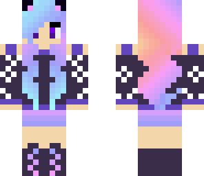 galaxy cat girl edit