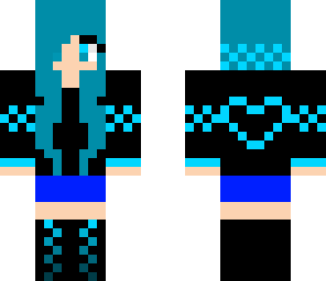blue girl