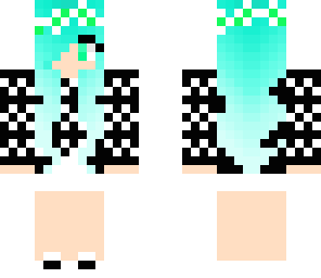 blue hair girl