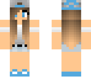 cute blue tomboy