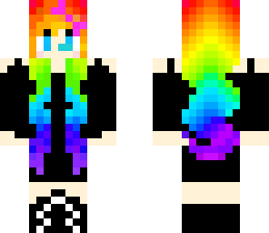 rainbow girl
