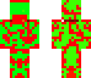 green and red