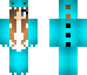 blue dino girl