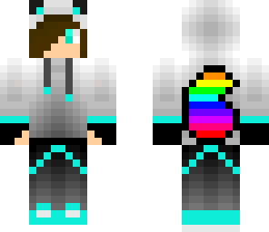 rainbow tailed fox hair updated