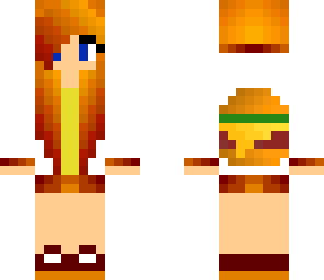 hamburger girl